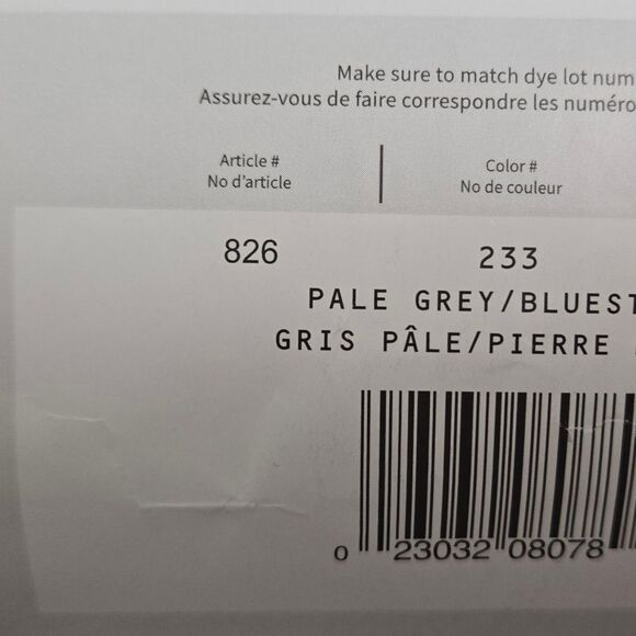 Lion Brand Scarfie Yarn Cranberry / Black, Pale Grey/ Bluestone 5.3 Oz - Picture 5 of 7